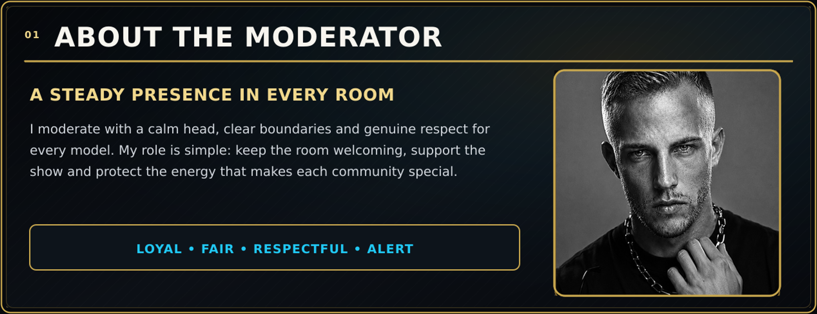 About the moderator