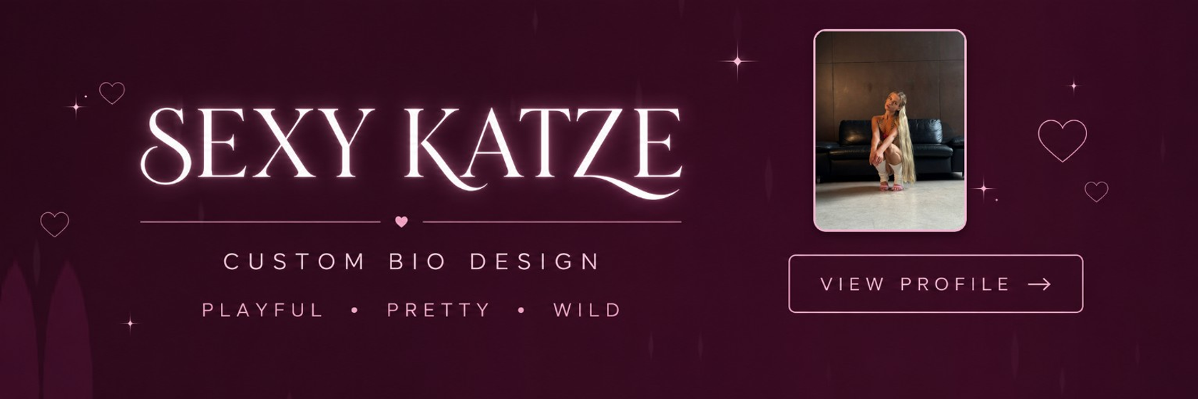 Sexy Katze custom bio design